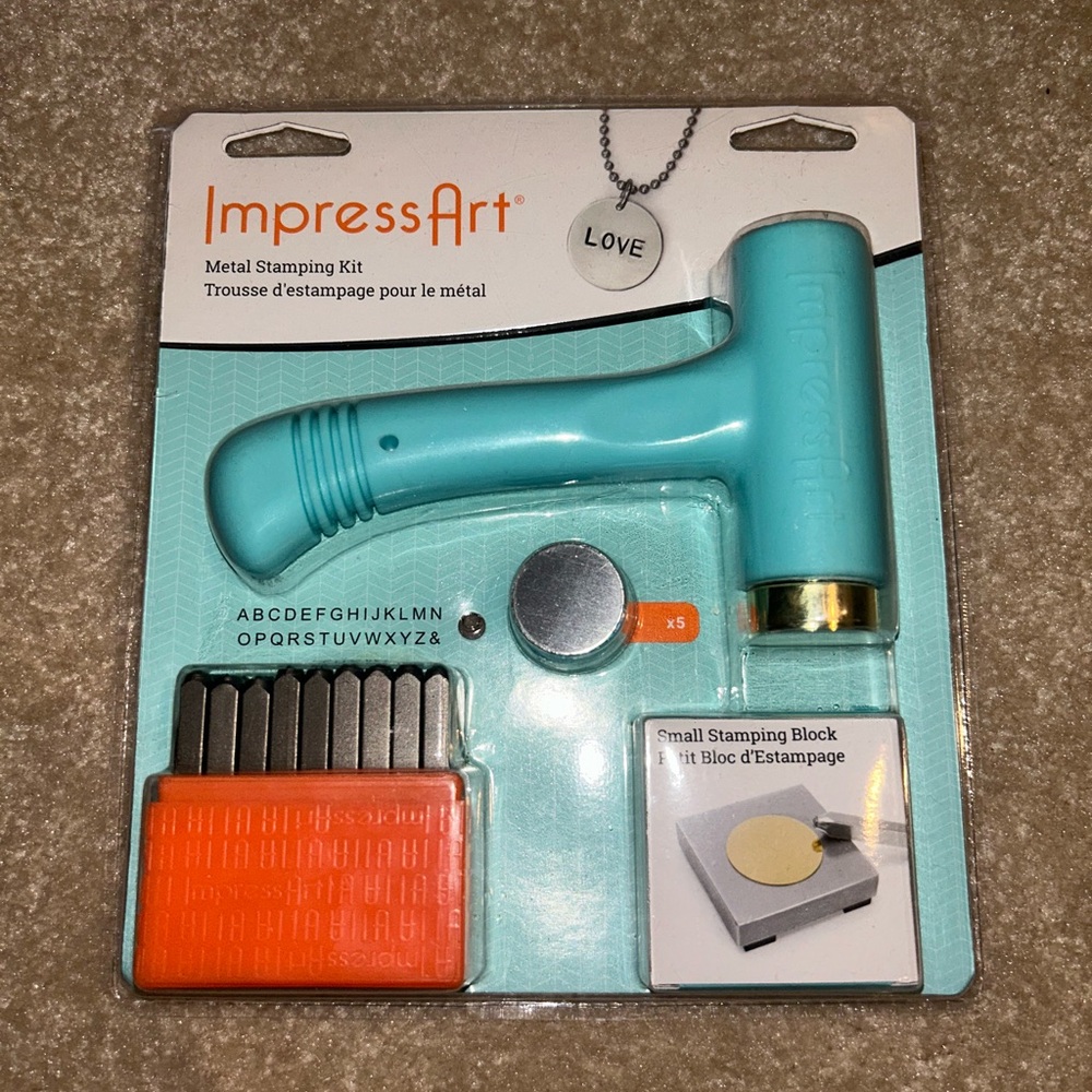 imPRESS Metal Stamping Kit - Teal